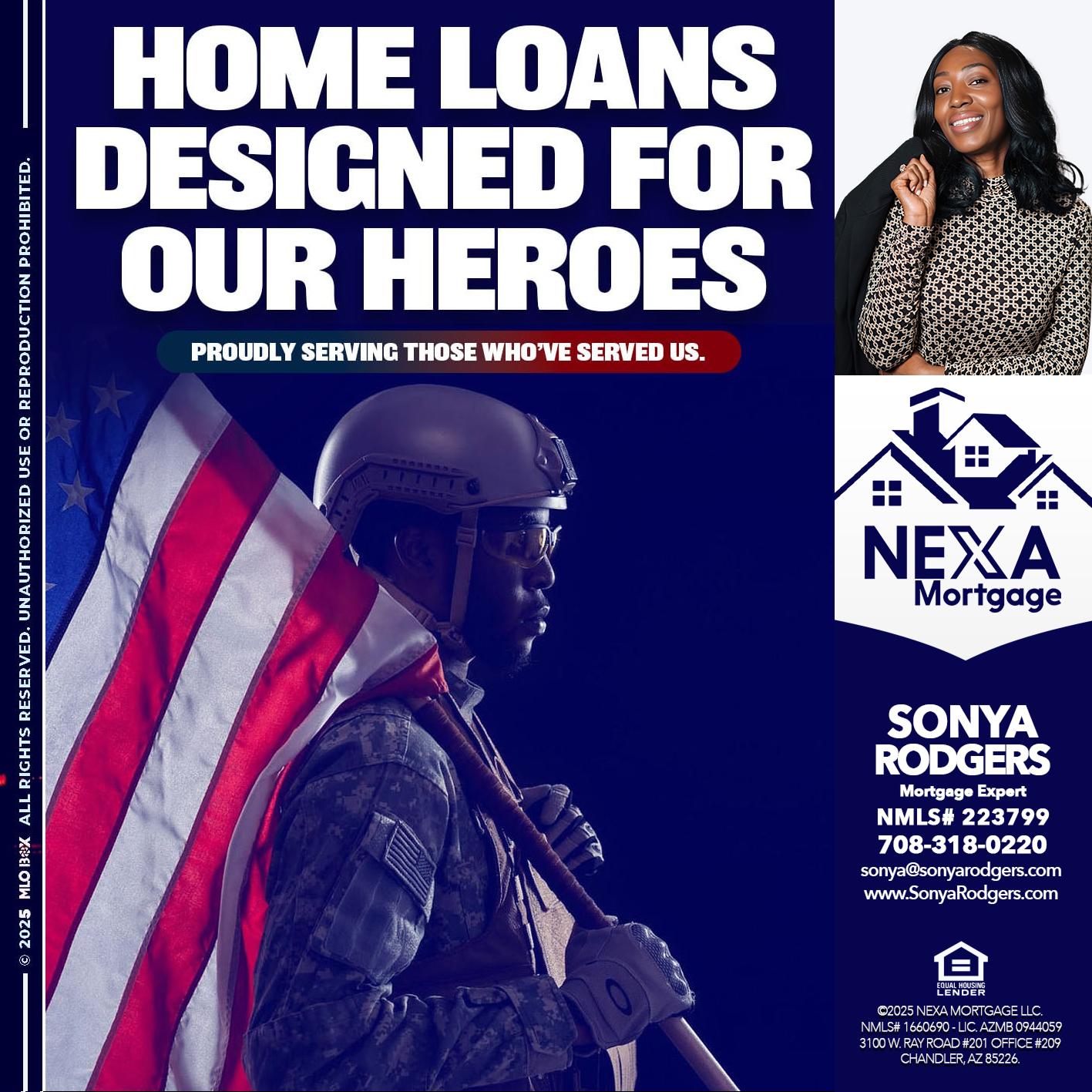 home loans - Sonya Rodgers -Mortgage Expert