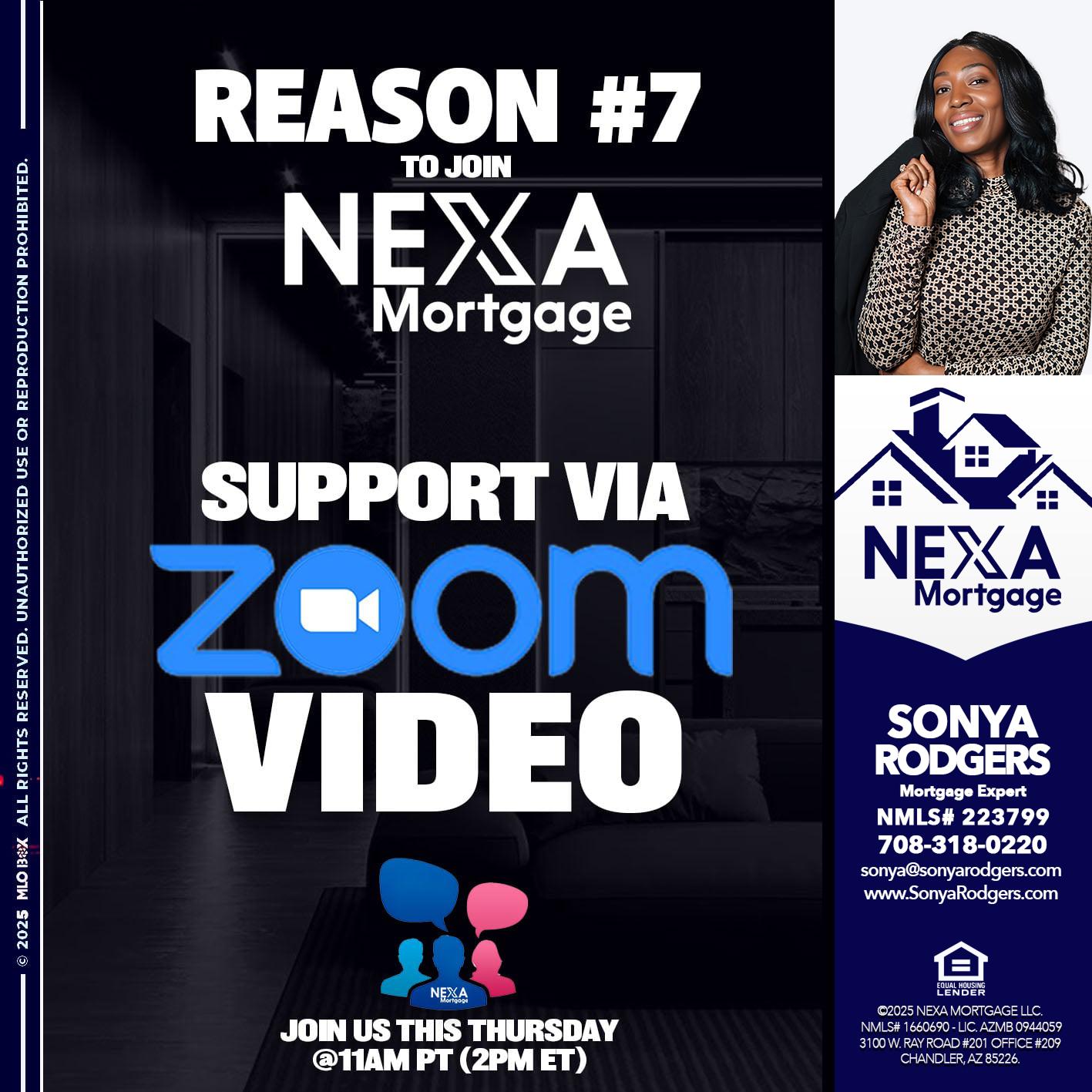 REASON 7 - Sonya Rodgers -Mortgage Expert