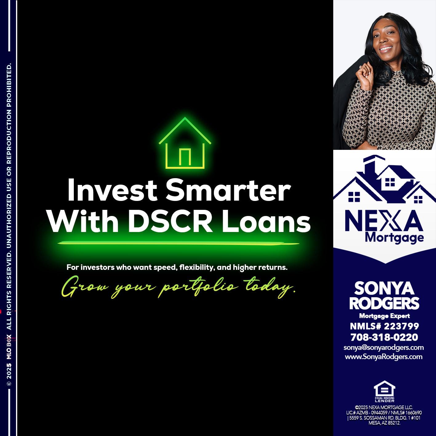 invest smarter - Sonya Rodgers -Mortgage Expert