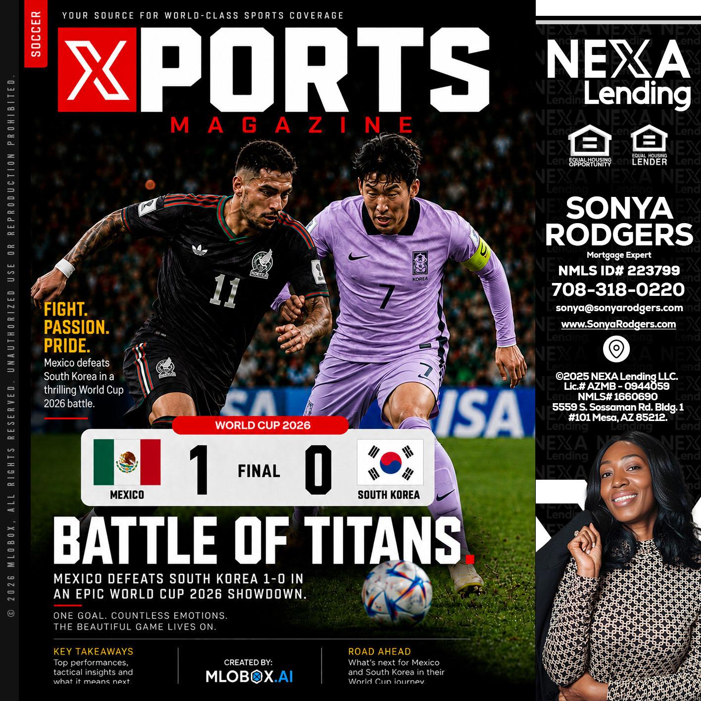 XPORTS MAGAZINE - Sonya Rodgers -Mortgage Expert
