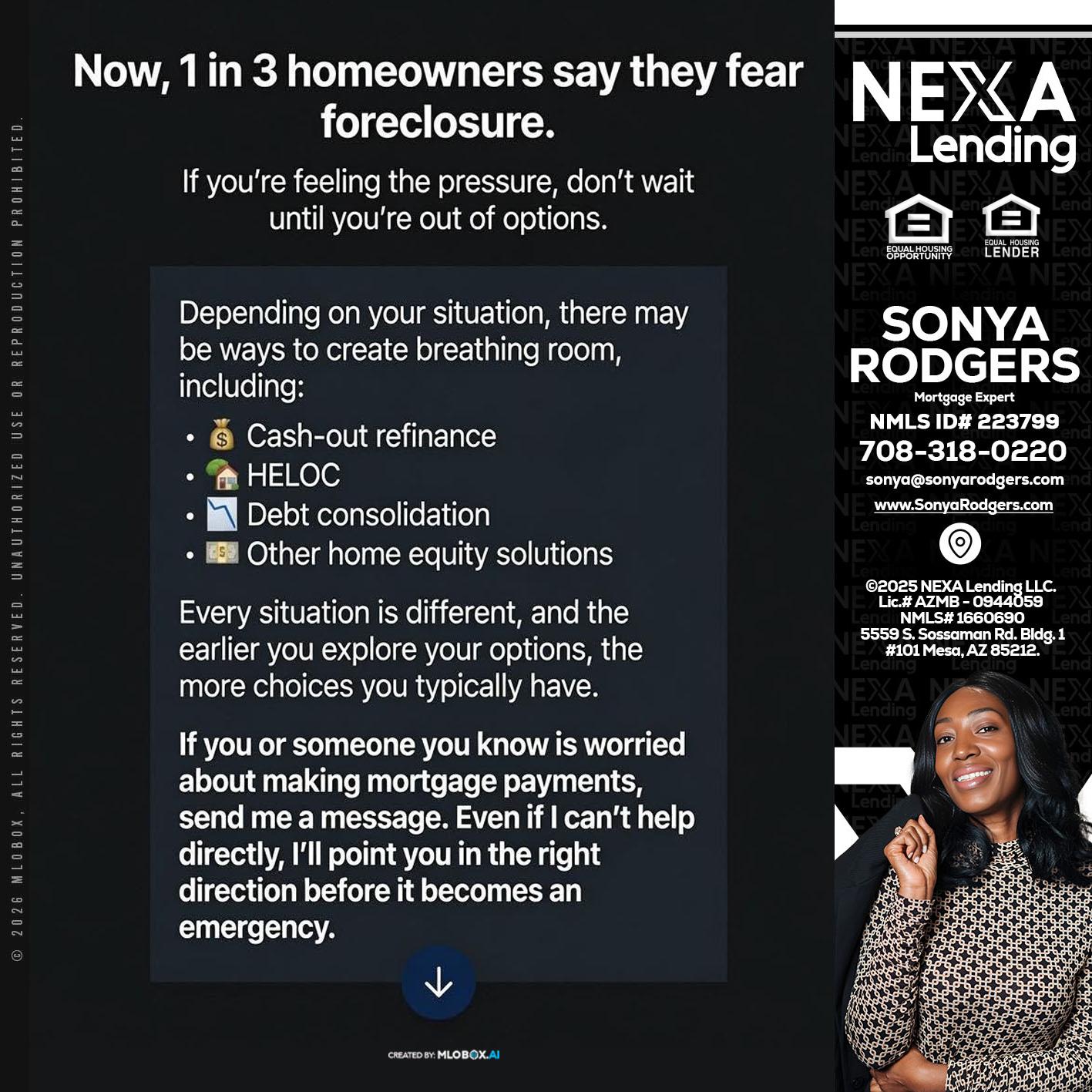 NOW - Sonya Rodgers -Mortgage Expert
